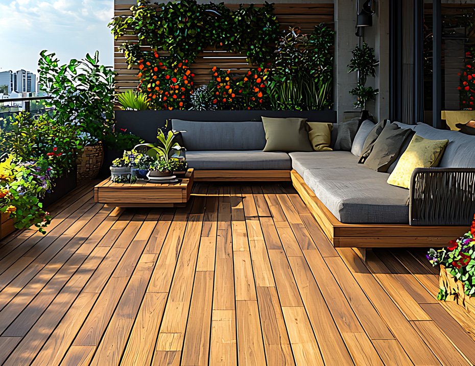 Natural Wood Decking