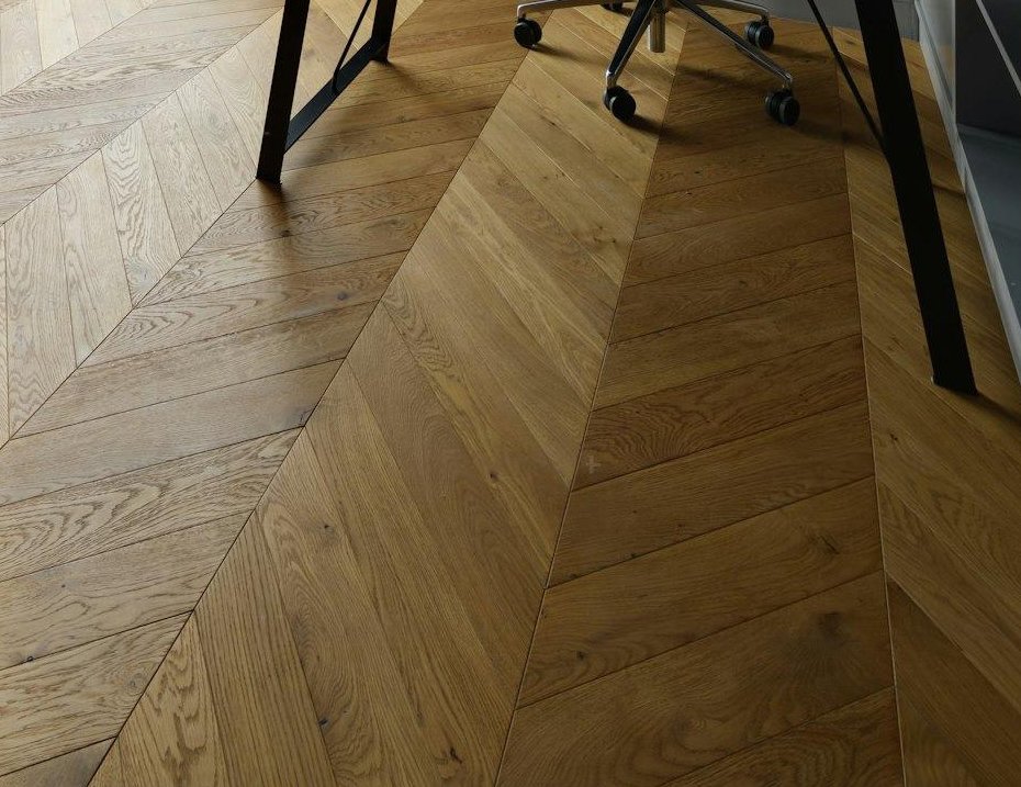 Chevron Wooden Flooring in Hyderabad